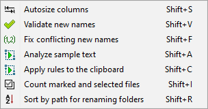 ReNamer options menu.png
