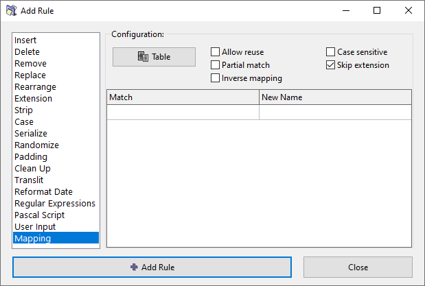 ReNamer Mapping rule.png
