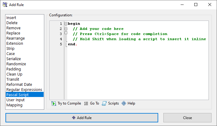 ReNamer Pascal Script rule.png