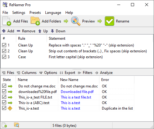 ReNamer previewing files demo.png