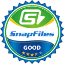 "Good" rating at SnapFiles