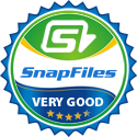 Rated 4.5 stars at SnapFiles