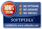 100% Clean by Softpedia.com